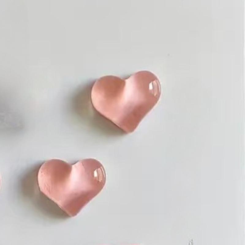 10pcs Vintage Macaron Heart Fridge Magnets Photo Wall Decor DIY Mini Home Accessories Fridge Magnets Decoration