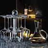 UOZO Crystal Burgundy Wine Glass Set with Decanter