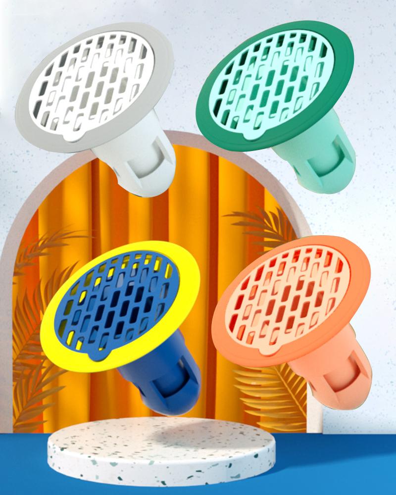 4PCS Shower Drain Stopper Kitchen Sink Drain Strainer Filter Hair Trap Plug Bathroom Floor Drain Deodorant Core