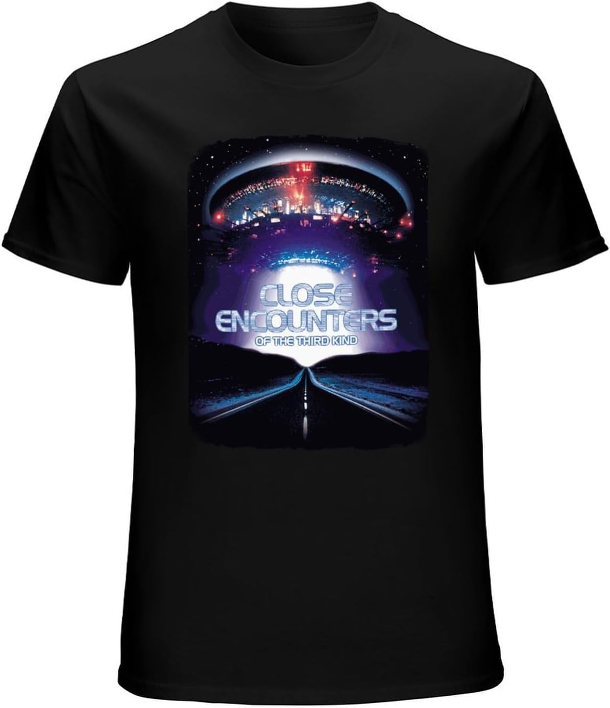 ANASER Close Encounters of The Third Kind Contton t Shirt for Mens 3XL чёрный