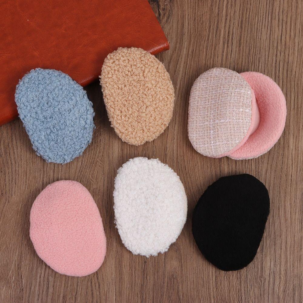 

Мягкие теплые наушники для защиты ушей, пушистые флисовые наушники, грелки для ушей, безленточные грелки для ушей