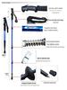 BOGO: Aluminum Telescopic Hiking Poles - Outdoor Travel Gear