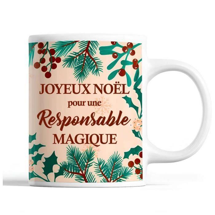 Mug - Responsible Christmas - Beige - 325 Ml - Printed In France - Dishwasher Safe