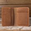 Retro Handmade Crazy Horse Cards Cases Top-Grain Leather ID Credit Card Holder Ultra Thin Wallet Mens Portability Card Bag