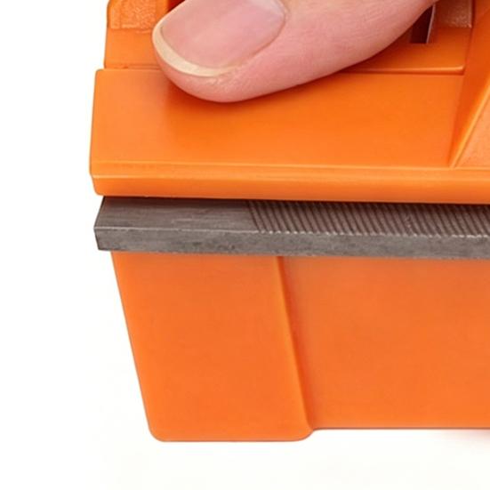 Chainsaw Burr Remover Bar Dressing Tool, Solid Guide Rail Dressers Maintenance Tool File Repairer Dresser Ergonomic