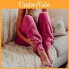 Pantaloni Casual da Casa per Donna in Cotone con Vestibilità a Vita Alta