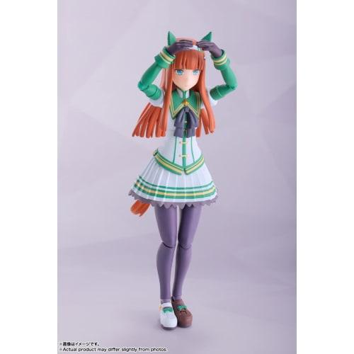 TAMASHII NATIONS S.H.Figuarts Uma Musume Pretty Derby Silence Suzuka, Approximately 134mm, ABS & PVC Painted Action Figure