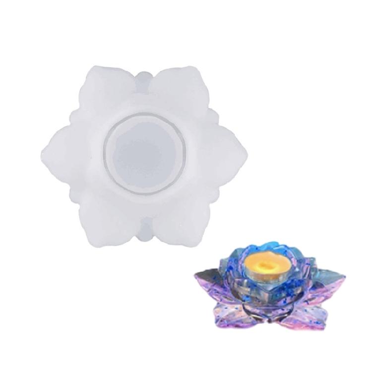 

Easy to Clean Lotuses Shape Silicone Mold Ideal for Making Decorative Items Using Plasters Resin Suitable for DIY Craft Lovers 1