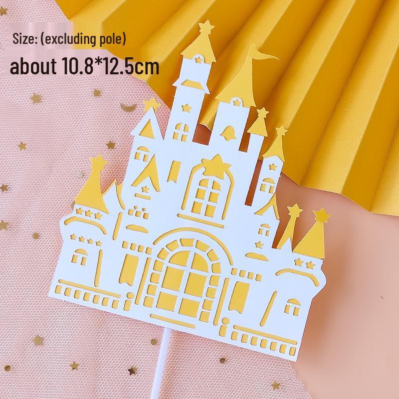 Princess and Prince Ferris Wheel Cake Topper for Birthday Decoration