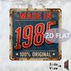 Vintage  Original D Flat Aluminum Sign  Retro x Inch Metal Wall Plaque Durable Outdoor Decoration
