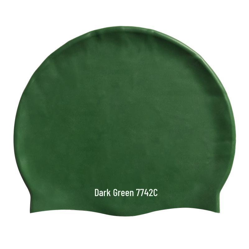 60g Unisex Silicone Swim Cap: Adult Fashion, Waterproof, Ear Protection, Pure Color