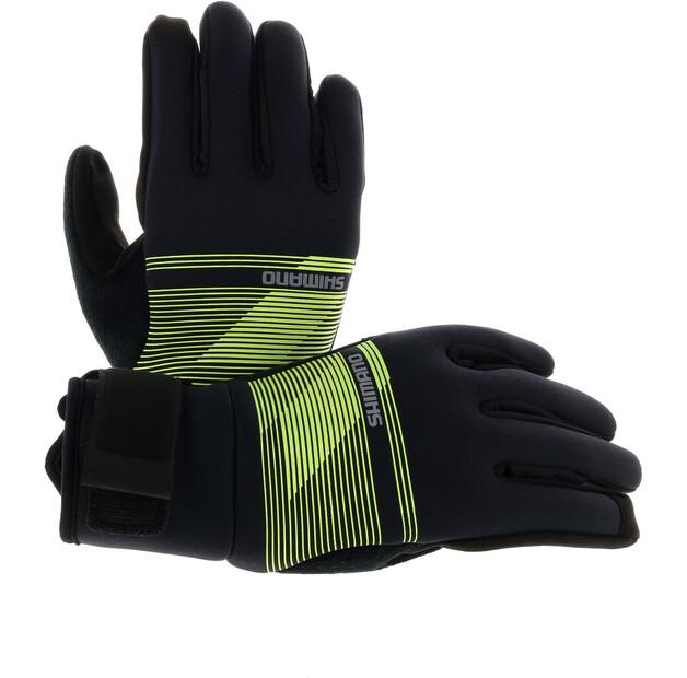 Велосипедные перчатки Shimano Windbreak (черный)