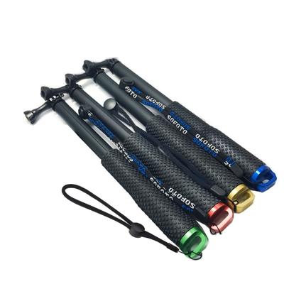 Palo selfie extensible de aleación de aluminio de 92,5 cm, pértiga telescópica para 10 9 8 7 6 5 4 3+ Cámara de acción