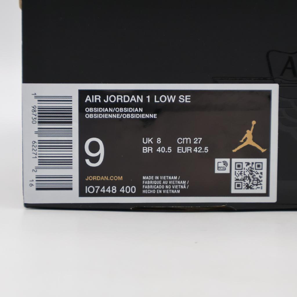 IO7448-400 Nike Air Jordan 1 Low Obsidian (de los hombres)