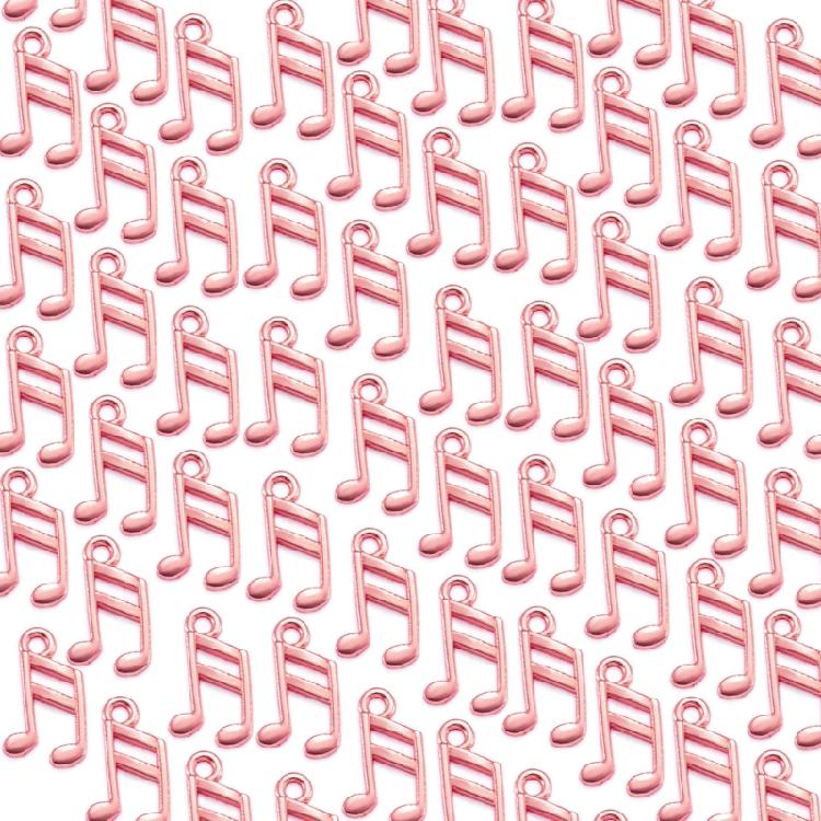 Pack of 100 Stylish Musical Note Pendants for Creative Accessory Jewelry Components Bracelet Necklace Accessories