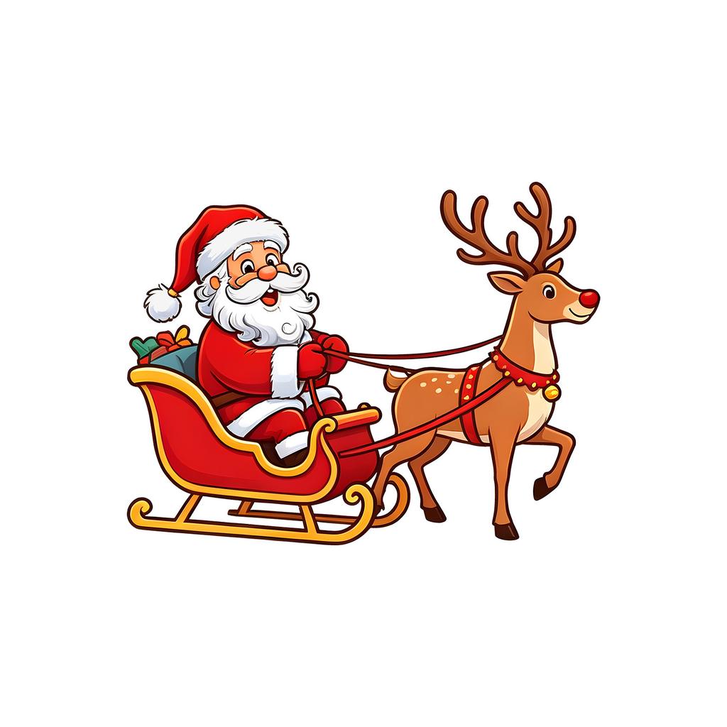 Cartoon Santa Switch Plate Wall Sticker Removable Self Adhesive No Damage Bedroom Living Room Decor