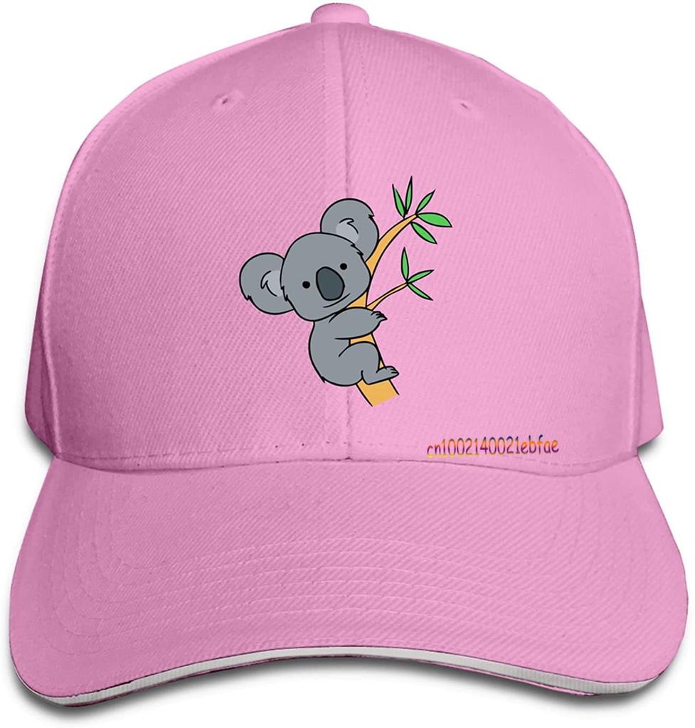 Koala Bear Baseball Hat Sandwich Cap Sun Hats Vintage Unisex Adjustable of Washable Trucker Caps