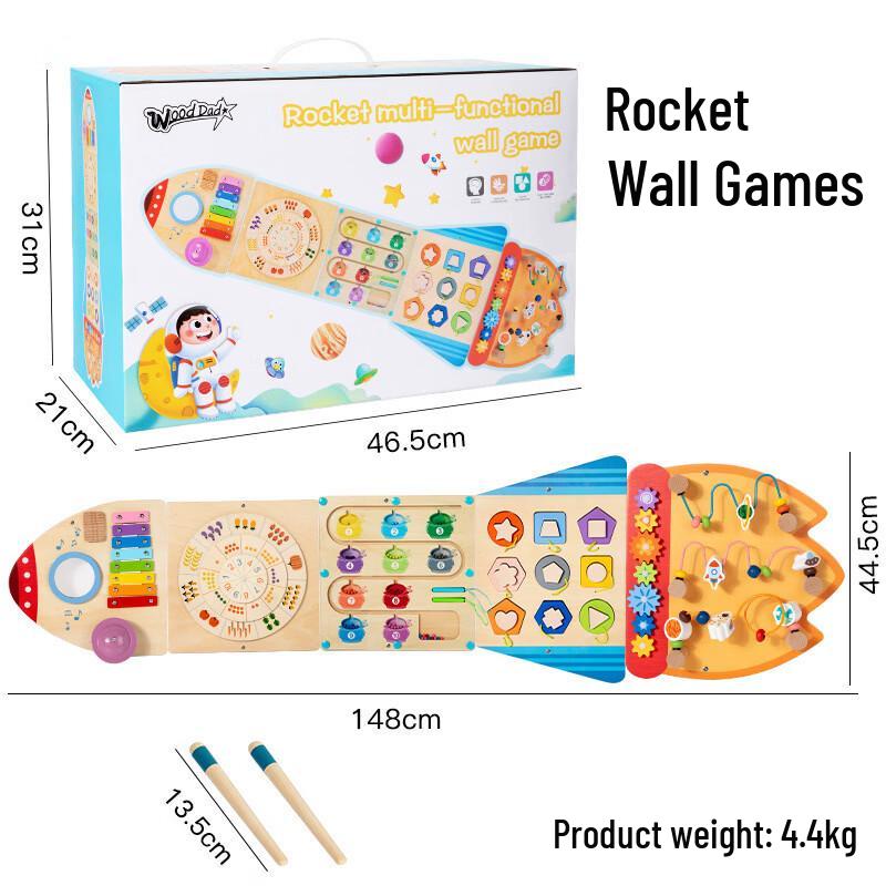 Mussels Rocket Wall Activity Board