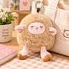 Fluffy Plush Sheep Keychain Hanging Charm Zodiac Goat Pendant Key Ring Lamb Ornaments  Bag Decor