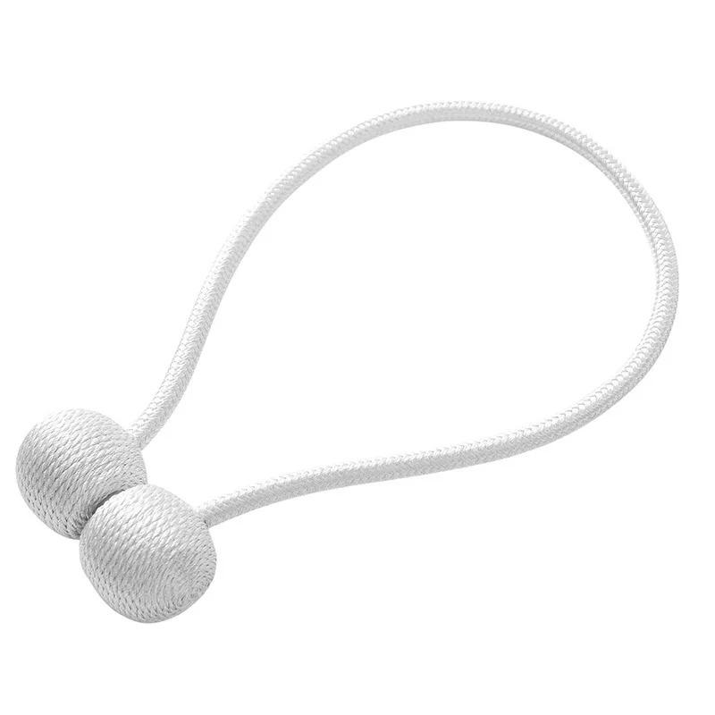 Magnet Curtain Buckle Tiebacks Curtain Clips No Punch Modern Curtain Accessories Pearl Magnetic Ball Home Decoration Accessories