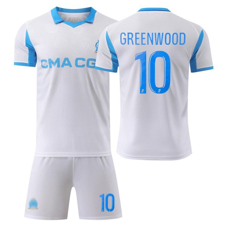 

Football Uniform 2526 Ligue 1 Marseille Home No. 10 Greenwood Jersey Adult Children s Training Can Be Printed XL