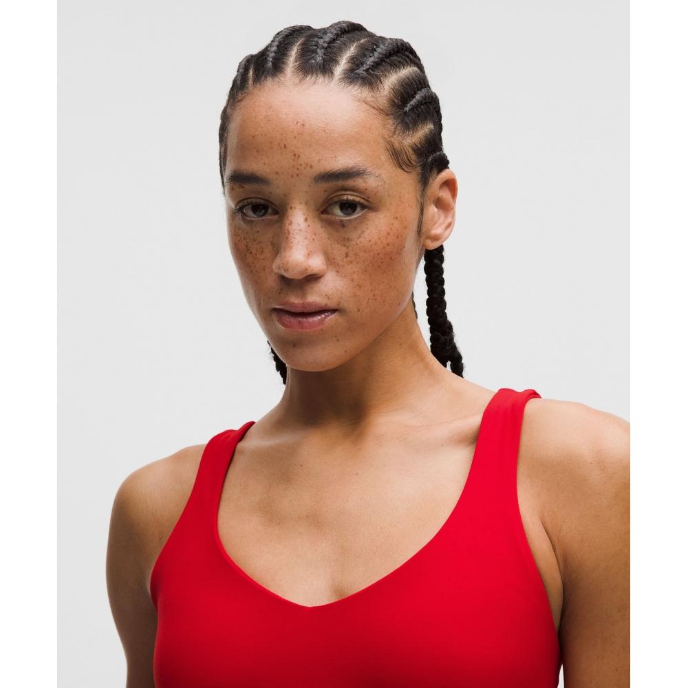 Lululemon Align  TAnk Top  Light Support  A B Cup Oxford Red