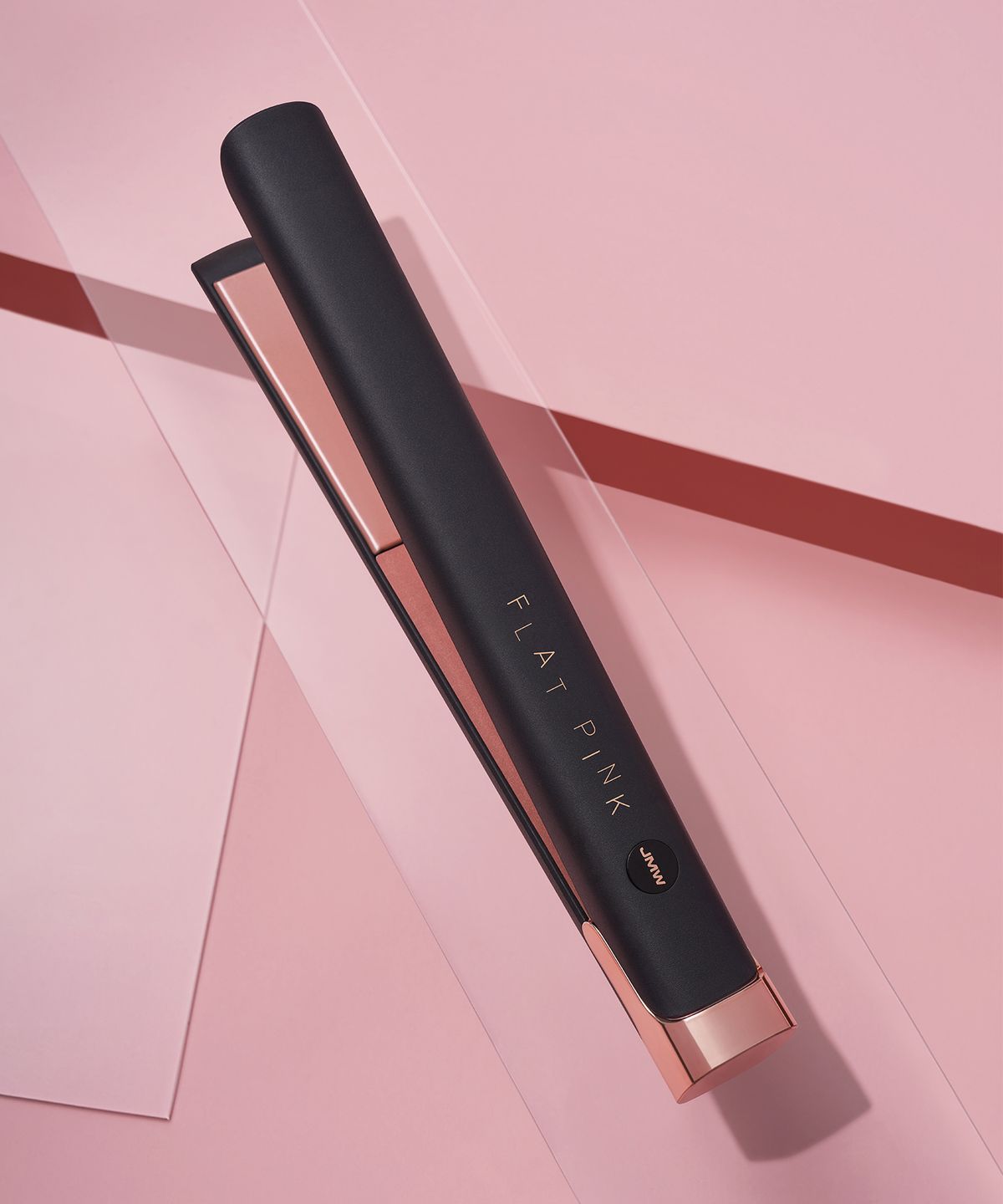 Moving Cushion Ceramic Coated Heating Plate Flat Iron Flat Pink SW3A01MA (+Free Iron Cap)