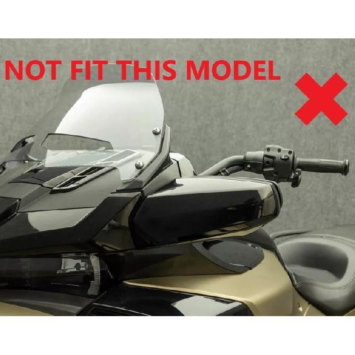 Carbon Fiber Style Side Rearview Mirror Cover Molding Trim Accessories for 2019-2025 Can-Am Spyder F3 S