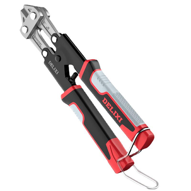 Delixi 8-inch Steel Rebar and Wire Cutting Pliers