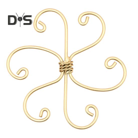 Monstera Plant Support Reusable Coated Iron Stem Holder Flower or Heart Shaped Stabilizer Climbing Plants Stem Support for Indoor Outdoor Plants