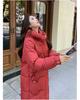 Women's Autumn and Winter Jacket Solid Color Hooded Mid-Length Thick Loose Women's Jacket 5 Colors