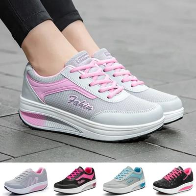 Scarpe da Passeggio da Donna Moda Sneakers Leggere Traspiranti Casual Fondo Spesso Scarpe Shaker Taglia 35-42 Botas De Mujer