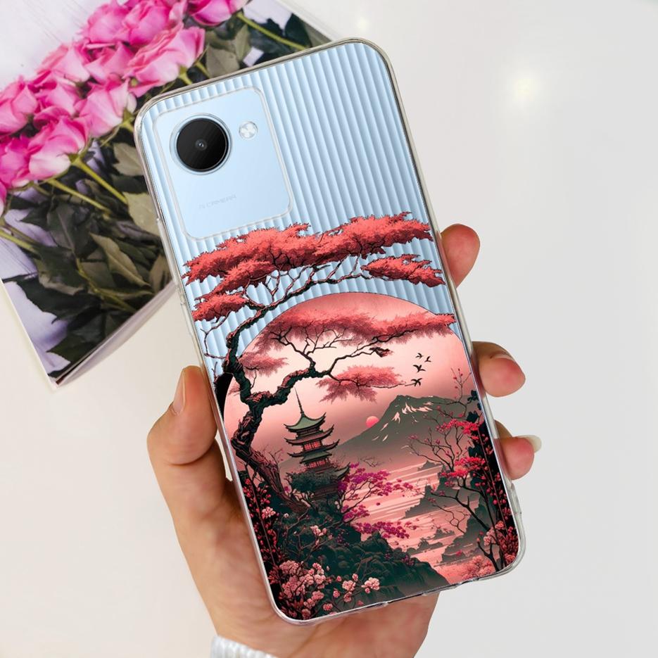 Für Realme C30 Hülle Realme C30s RMX3690 Stilvolle Candy-Lackierte Abdeckung Weiche Dünne Handyhülle Für Realme C30s C 30 s RealmeC30 Bumper