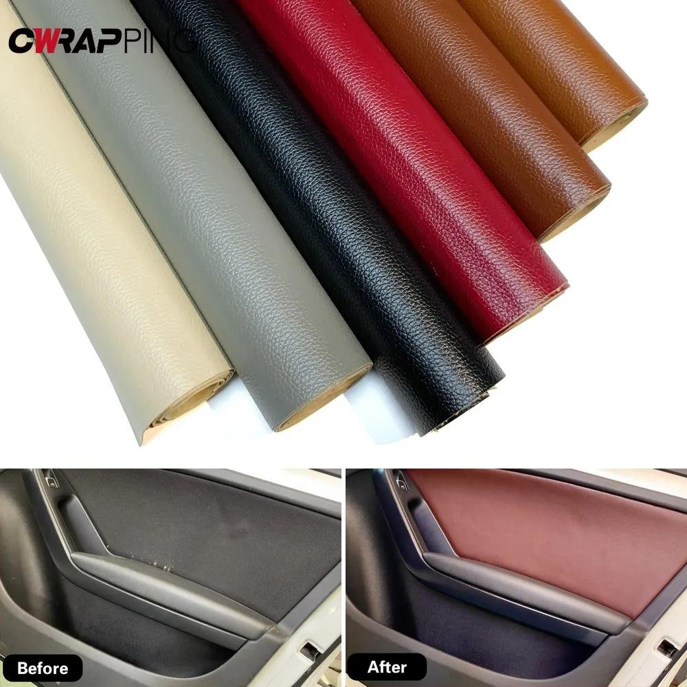 Black 35x100 cm, self-adhesive artificial leather, repair pad for sofa, bed, car and motorcycle seats