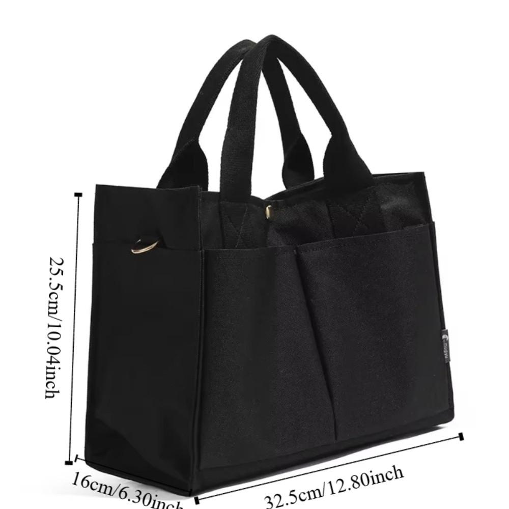 Korean Style Mommy Bag Large Capacity Adjustable Shoulder Strap Diaper Bag Multi-compartment Casual Going Out Messenger Bag