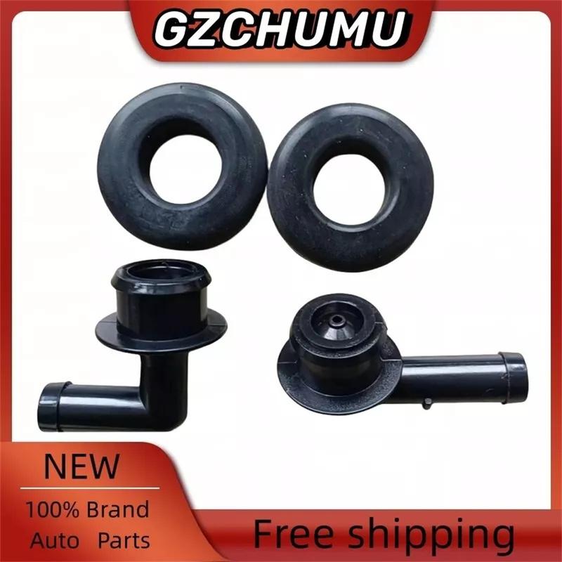 PCV Valve & Grommet 4PCS Black 53013360AA 53030497 02946079 For 1997-2006 Jeep Wrangler TJ Wrangler Cherokee