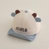 Newborn Baby Cow Print Cute Baseball Cap 48-50cm 6-24M for Infant Boys Girls Soft Cotton Adjustable Sun Hat Breathable Outdoor