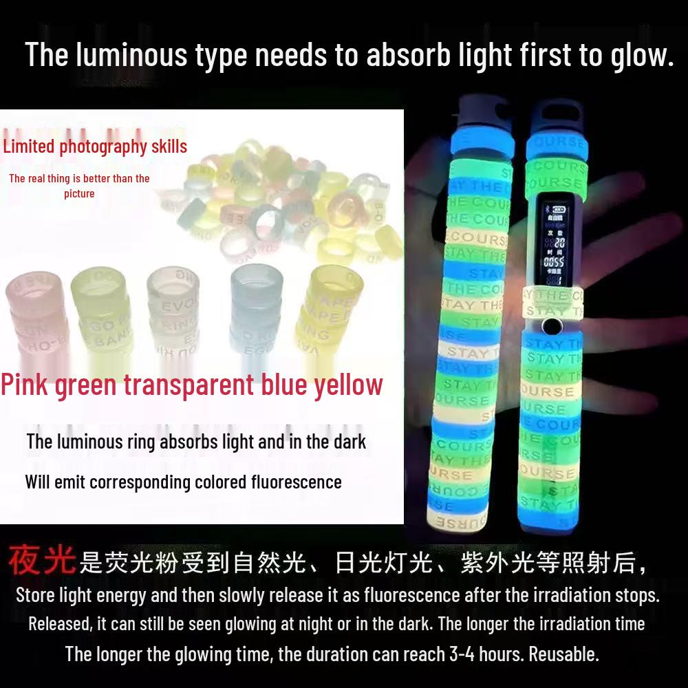 Luminous Silicone Anti-slip Fishing Rod Grip Tape and Handle Cover
