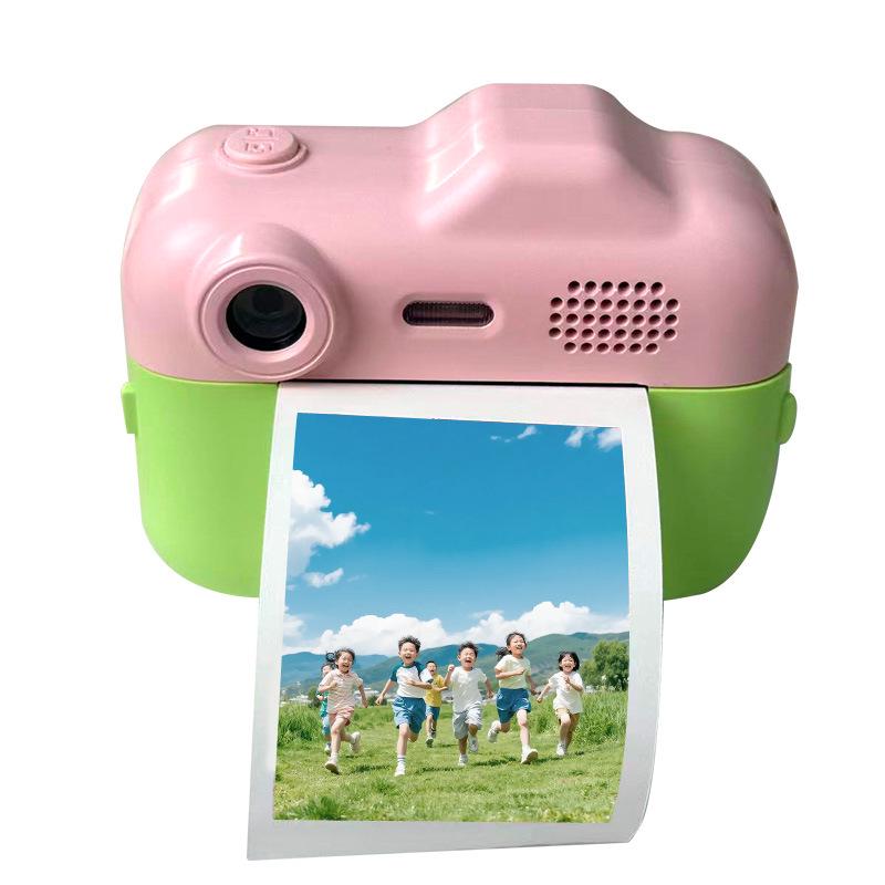 

Kids HD Dual Camera: Student-Friendly Digital Camera with Photo Upload, Camcorder, and Print Features розовый зеленый