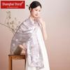 Shanghai Story Women's Floral Mulberry Silk Scarf