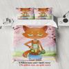 Softville Cozy Town Cute Fern The Quilt Fox Bedding Set With Duvet Cover  Pillowcase For Children'S Bedroom Decor