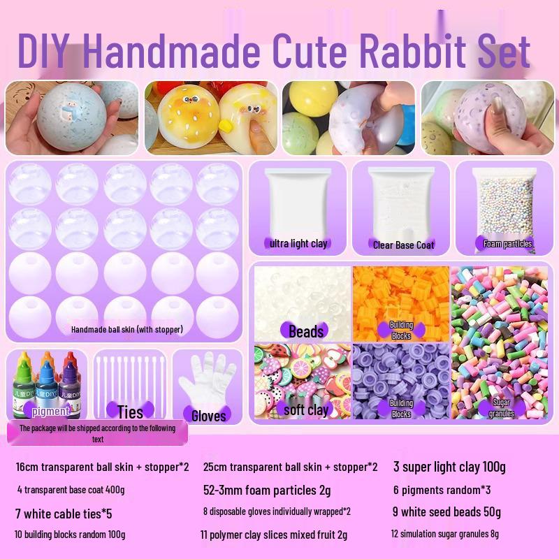 

Набор «Кошачья лапка» для изготовления антистресс-мяча своими руками - Набор сенсорных игрушек ручной работы