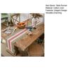 Cotton Linen Table Runner Tassel Table Flag Reusable Holiday Table Decor for Restaurant Dining