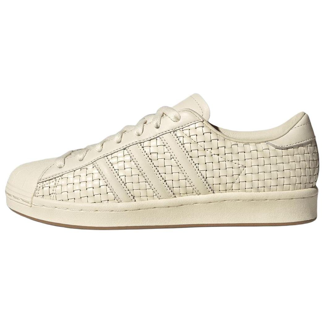 

Adidas Originals Superstar Vintage Woven Skateboard Shoes Women s Cream White Sneakers JR6001 37⅓