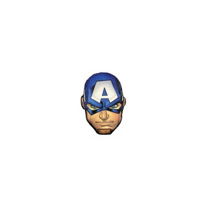 Coussin LED - Joy Toy - Captain America - 36 cm - Bleu - Synthétique - Intérieur
