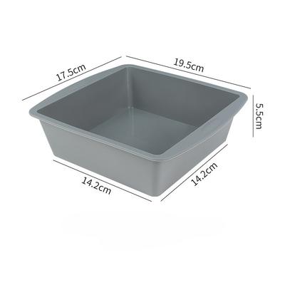 Silicone 8-inch Square Cake Mold for DIY Bread, Pastry, Steamed Cake, and Easy To Demold Baking Pan for Home Oven