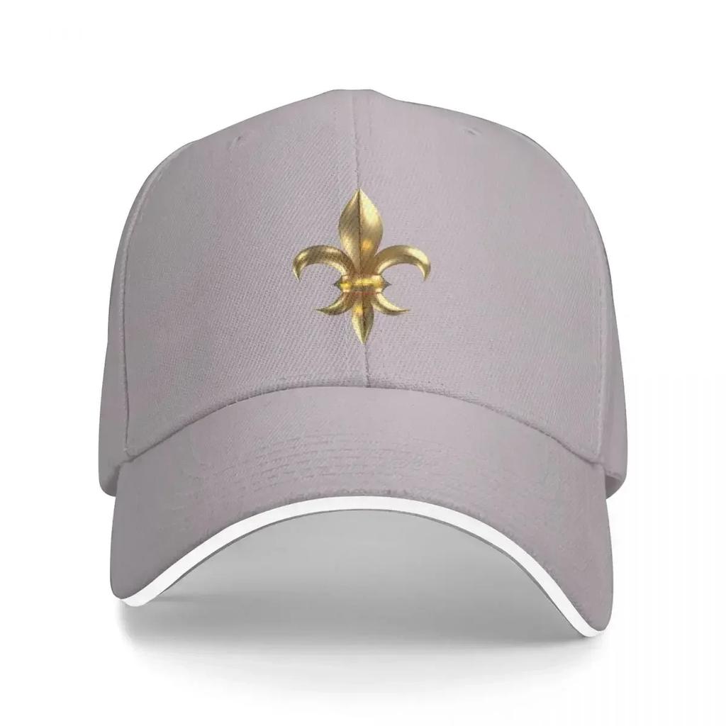 Fleur de Lys Fleur de Lis D zlatý vzhled Baseballová čepice letní klobouk Koňský klobouk Unisex Luxusní značka Dámské