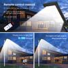 10000LM Solar Led Light Outdoor Most Powerful Outdor Solar Lamp 144 LED 3Mode Remote Control Waterproof Light Garden Street Lamp