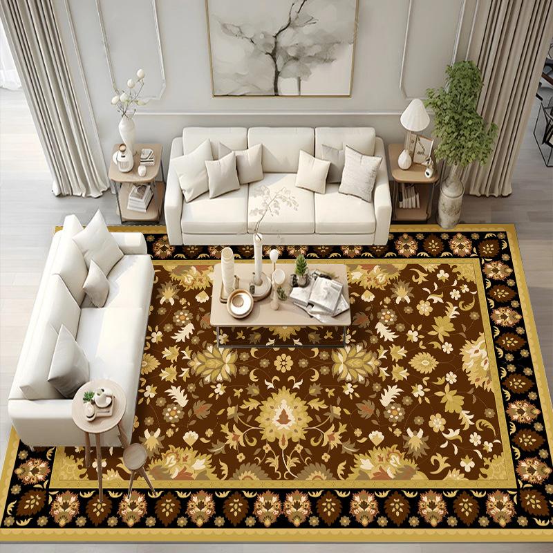 New Retro Persian Abstract Bedroom Living Room Carpet Bohemian Ethnic Style Coffee Table Sofa Carpet Bedside Carpet