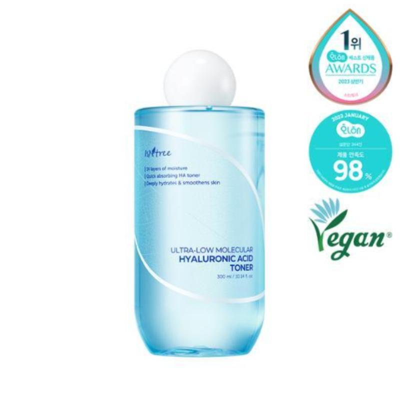 Isntree Ultra-Low Molecular Hyaluronic Acid Toner 300mL